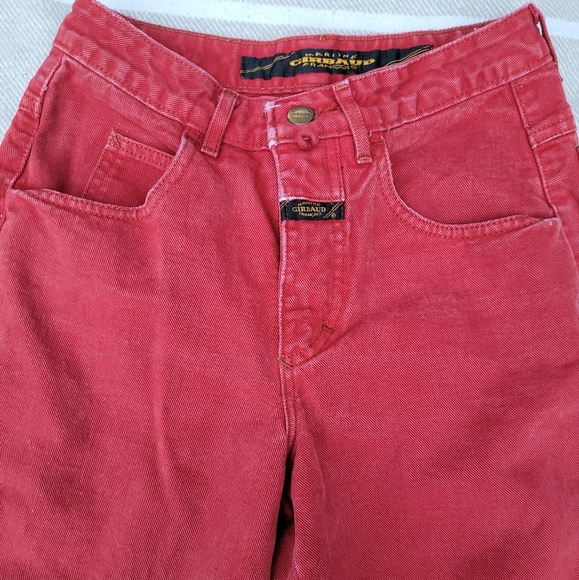 Vintage 1990s Marithe Francois Girbaud light red denim mom jeans - Picture 2 of 8